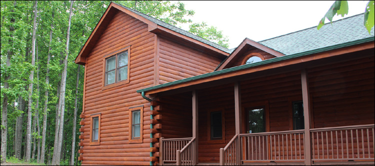 Log Home Staining in Lawrence County, Ohio