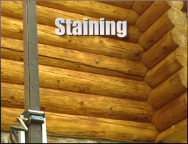  Lawrence County, Ohio Log Home Staining